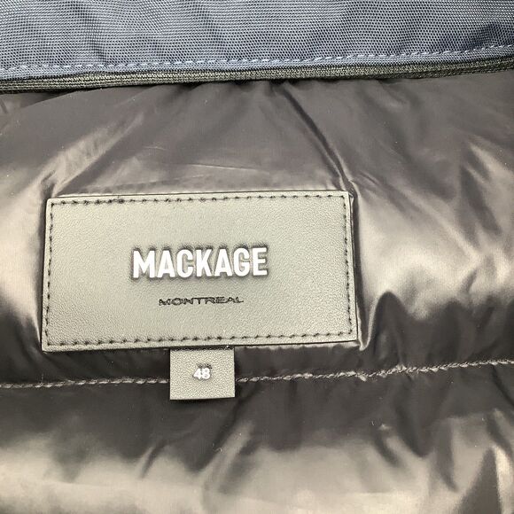 Mackage Mens Edward The Ultimate 2 in 1 Insulated Down Coat Navy Size 48 NWT - Picture 4 of 16